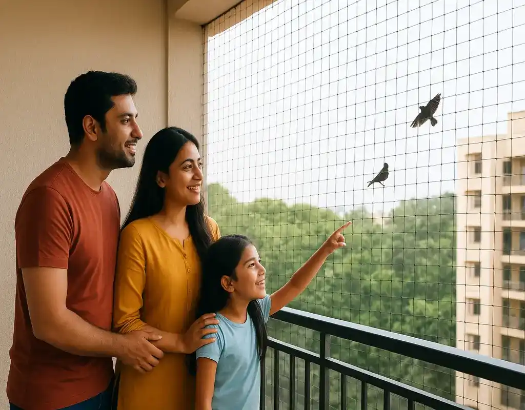 The Best Quality Bird Net for Balcony in Hyderabad Sindhu Home Safety
