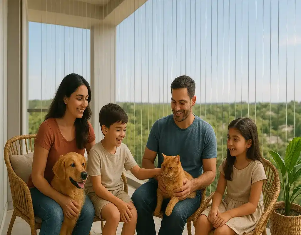 The Best Quality Invisible Grills Installation in Hyderabad Sindhu Home Safety