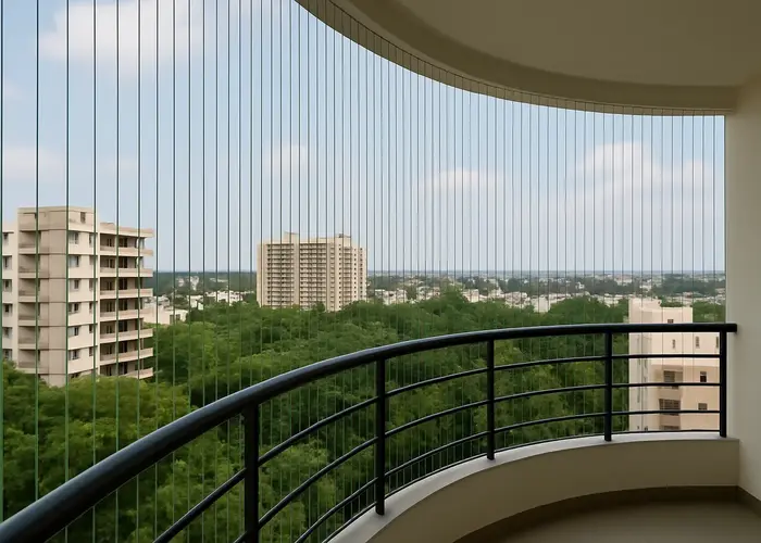 Invisible Grills in Vijayawada - Best Balcony 316 SS Invisible Grills