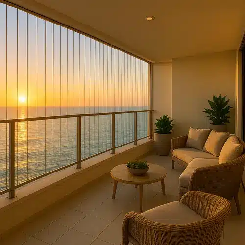 Premium Balcony Invisible Grills in Vijayawada by Sindhu Home Safety