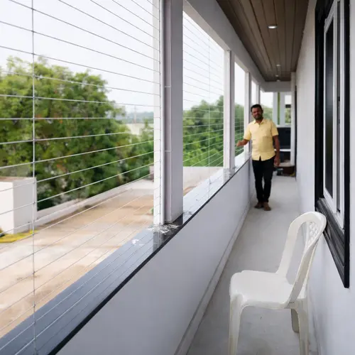 Premium Quality Balcony Invisible Grills in Tellapur and Narsingi, Hyderabad